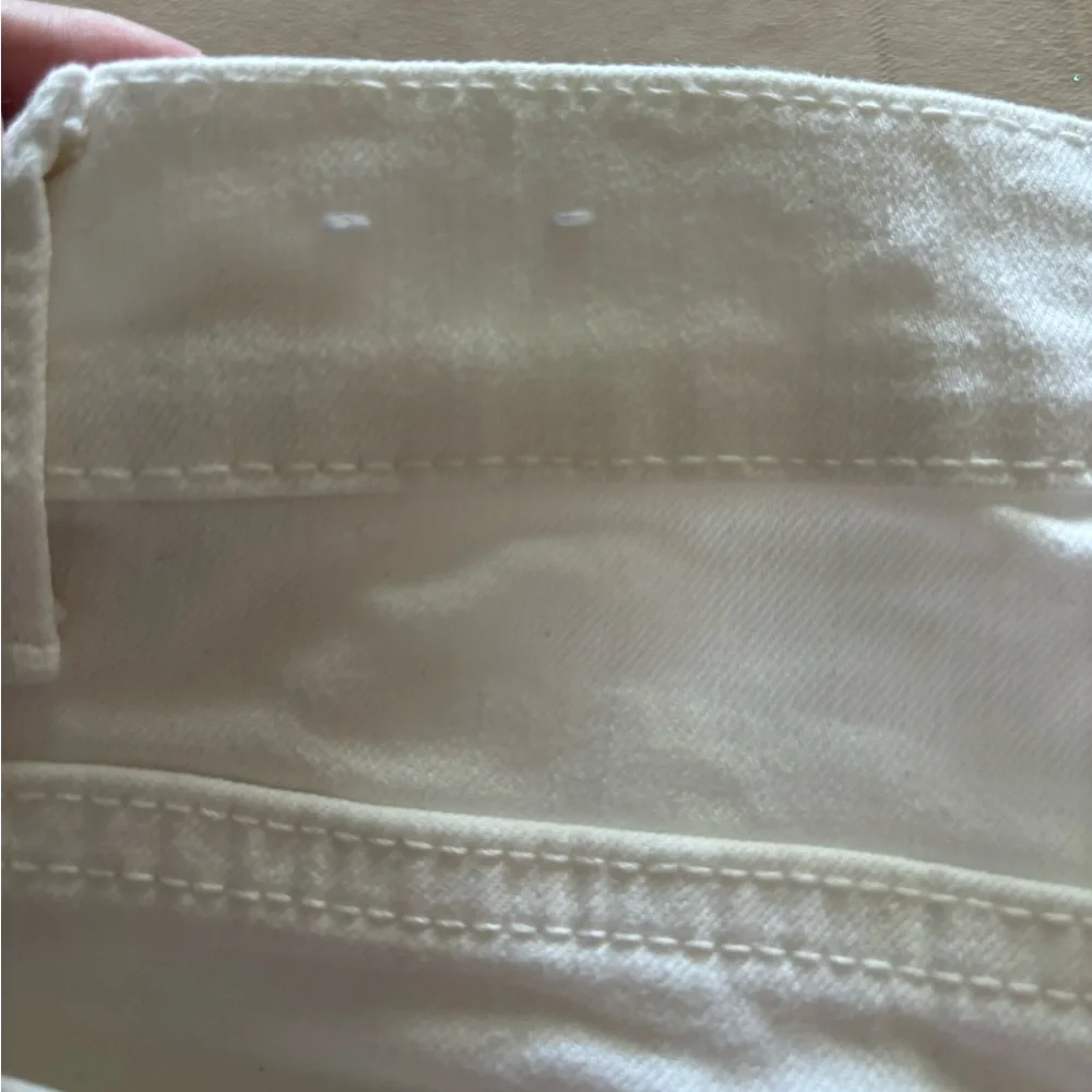 Justice White Denim Shorts Casual Summer‎ Style Size 10 Slim